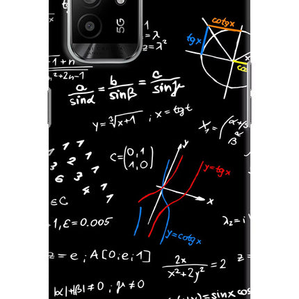 Mathematics Formula Oppo F19 Pro+ Hard Case Back Cover by Casekaro