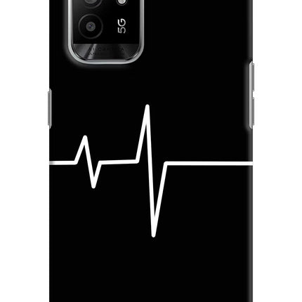 Heart Beats Oppo F19 Pro+ Hard Case Back Cover by Casekaro