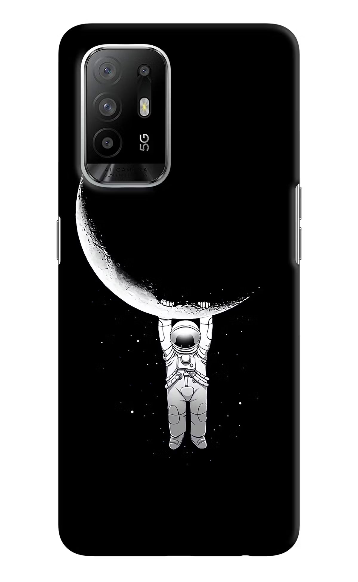 Moon Space Oppo F19 Pro+ Hard Case Back Cover by Casekaro