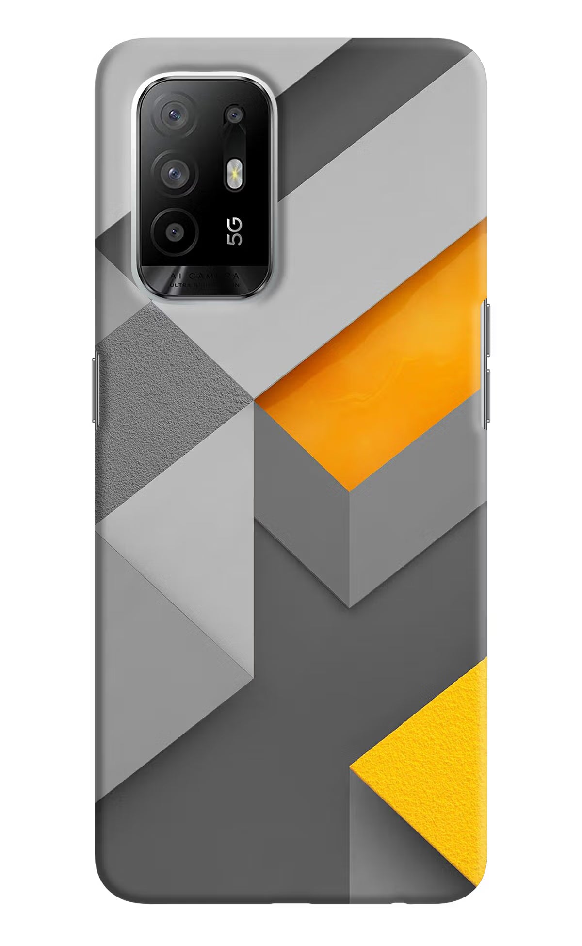 Abstract Oppo F19 Pro+ Hard Case Back Cover by Casekaro