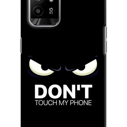 Don'T Touch My Phone Oppo F19 Pro+ Hard Case Back Cover by Casekaro