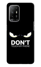 Don'T Touch My Phone Oppo F19 Pro+ Hard Case Back Cover by Casekaro