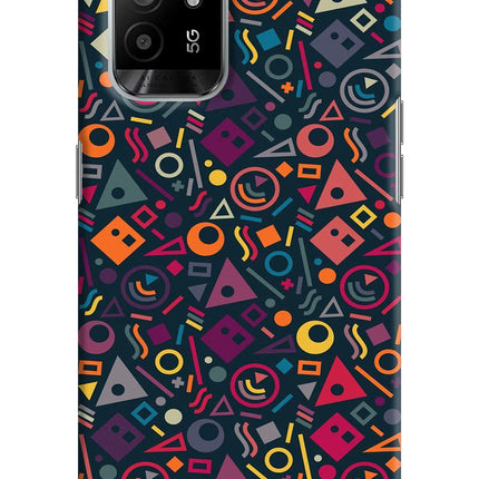 Geometric Abstract Oppo F19 Pro+ Hard Case Back Cover by Casekaro