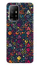 Geometric Abstract Oppo F19 Pro+ Hard Case Back Cover by Casekaro