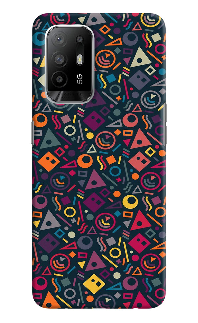 Geometric Abstract Oppo F19 Pro+ Hard Case Back Cover by Casekaro