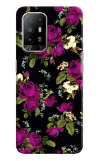 Flowers Oppo F19 Pro+ Hard Case Back Cover by Casekaro