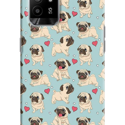 Pug Dog Oppo F19 Pro+ Hard Case Back Cover by Casekaro