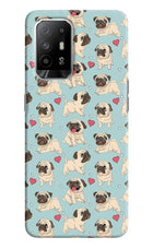 Pug Dog Oppo F19 Pro+ Hard Case Back Cover by Casekaro