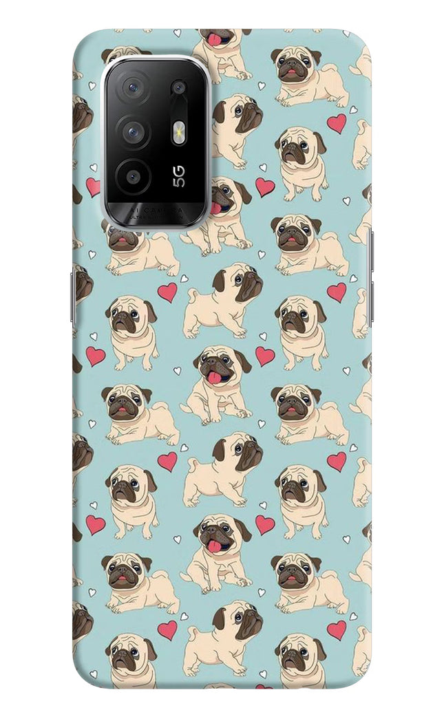 Pug Dog Oppo F19 Pro+ Hard Case Back Cover by Casekaro