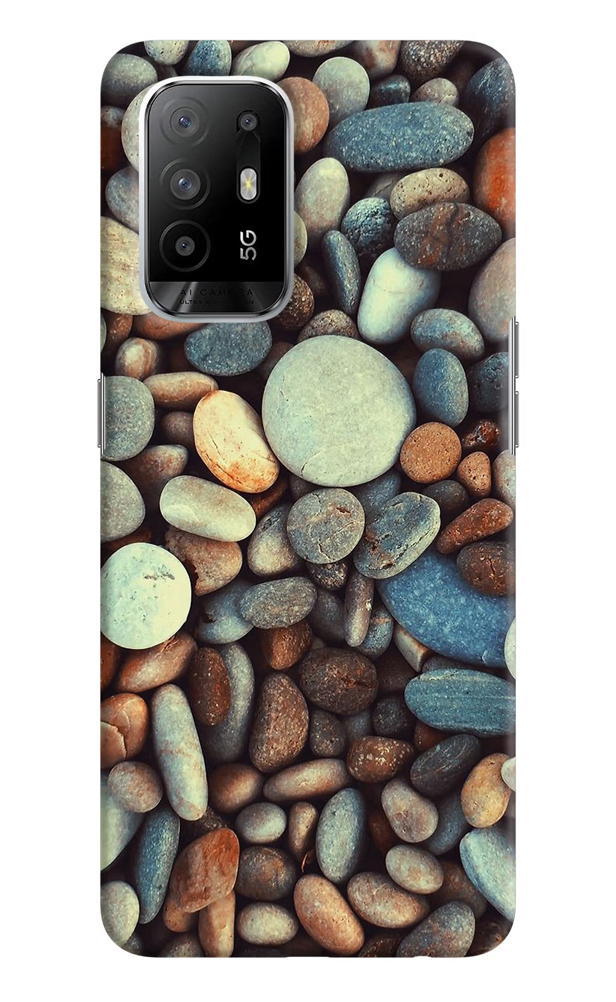 Pebble Oppo F19 Pro+ Hard Case Back Cover by Casekaro