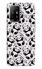 Cute Panda Oppo F19 Pro+ Hard Case Back Cover by Casekaro