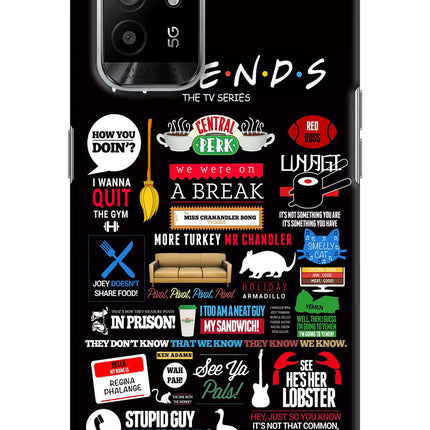 FRIENDS Oppo F19 Pro+ Hard Case Back Cover by Casekaro