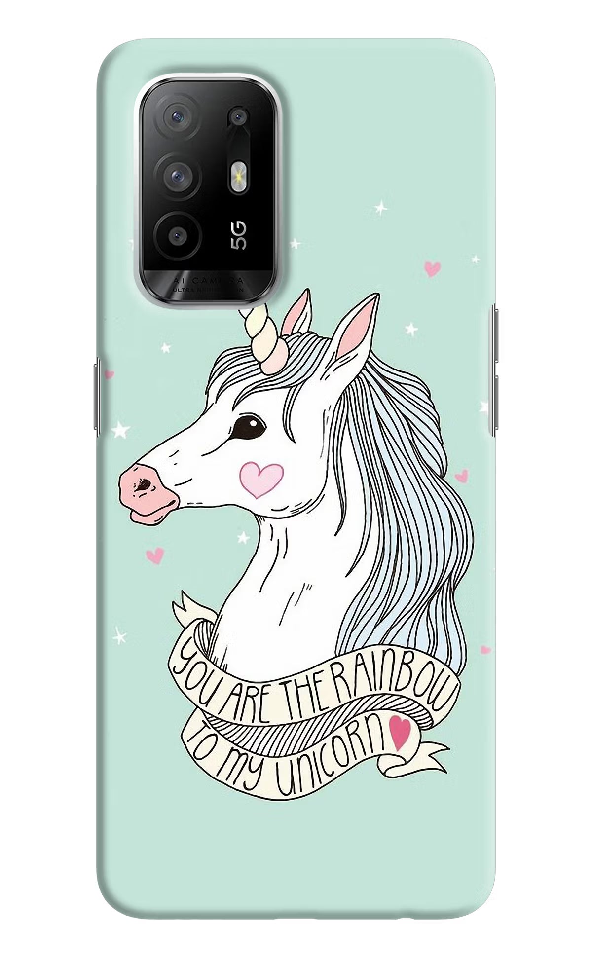 Unicorn Wallpaper Oppo F19 Pro+ Hard Case Back Cover by Casekaro