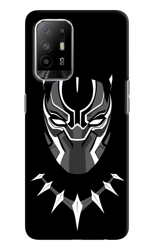 Black Panther Oppo F19 Pro+ Hard Case Back Cover by Casekaro
