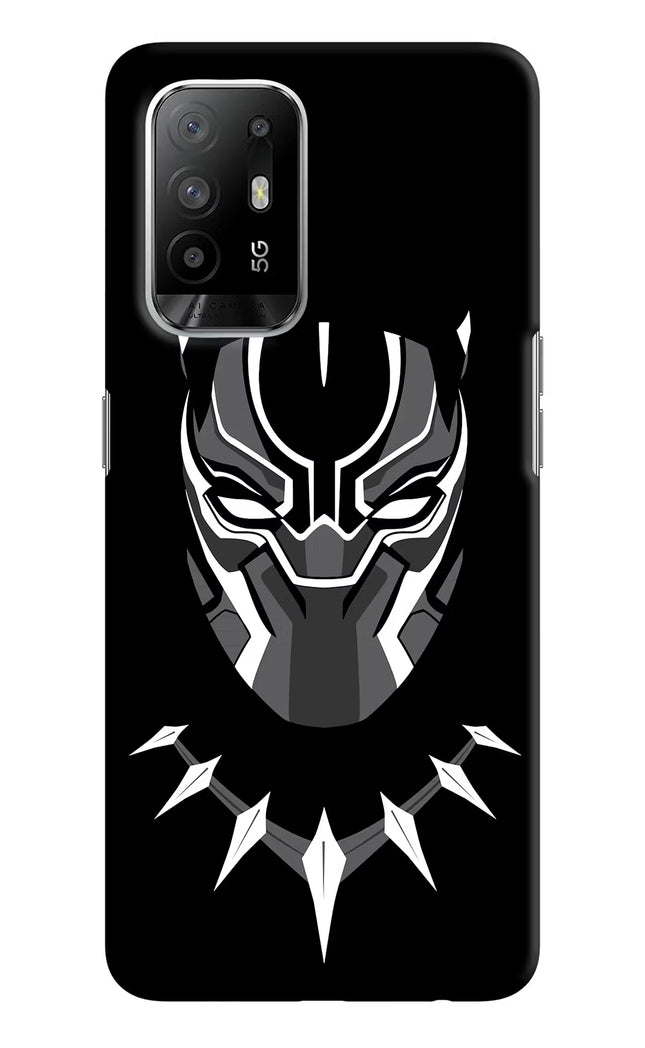 Black Panther Oppo F19 Pro+ Hard Case Back Cover by Casekaro