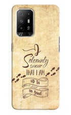 I Solemnly swear that i up to no good Oppo F19 Pro+ Hard Case Back Cover by Casekaro