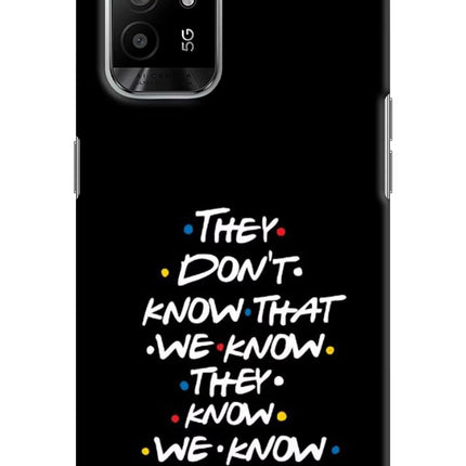 FRIENDS Dialogue Oppo F19 Pro+ Hard Case Back Cover by Casekaro
