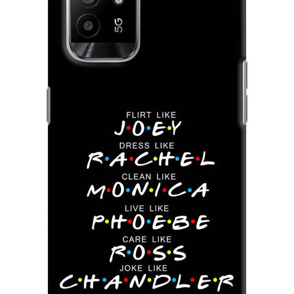 FRIENDS Character Oppo F19 Pro+ Hard Case Back Cover by Casekaro
