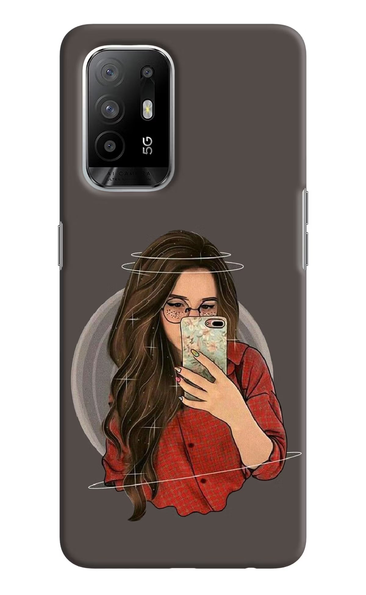 Selfie Queen Oppo F19 Pro+ Hard Case Back Cover by Casekaro