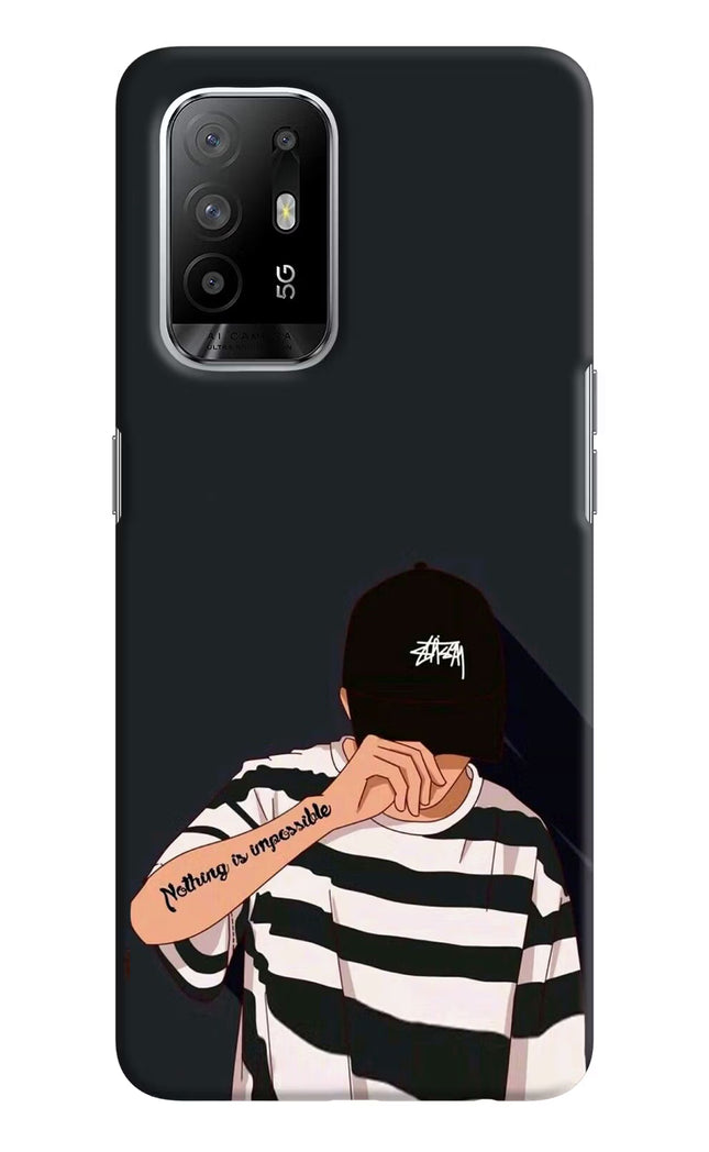 Aesthetic Boy Oppo F19 Pro+ Hard Case Back Cover by Casekaro