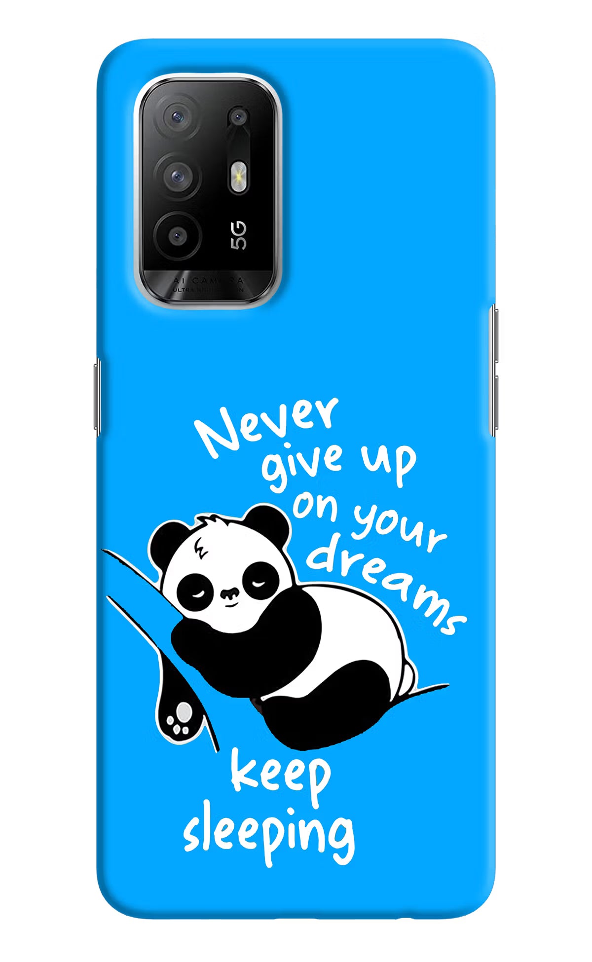 Keep Sleeping Oppo F19 Pro+ Hard Case Back Cover by Casekaro