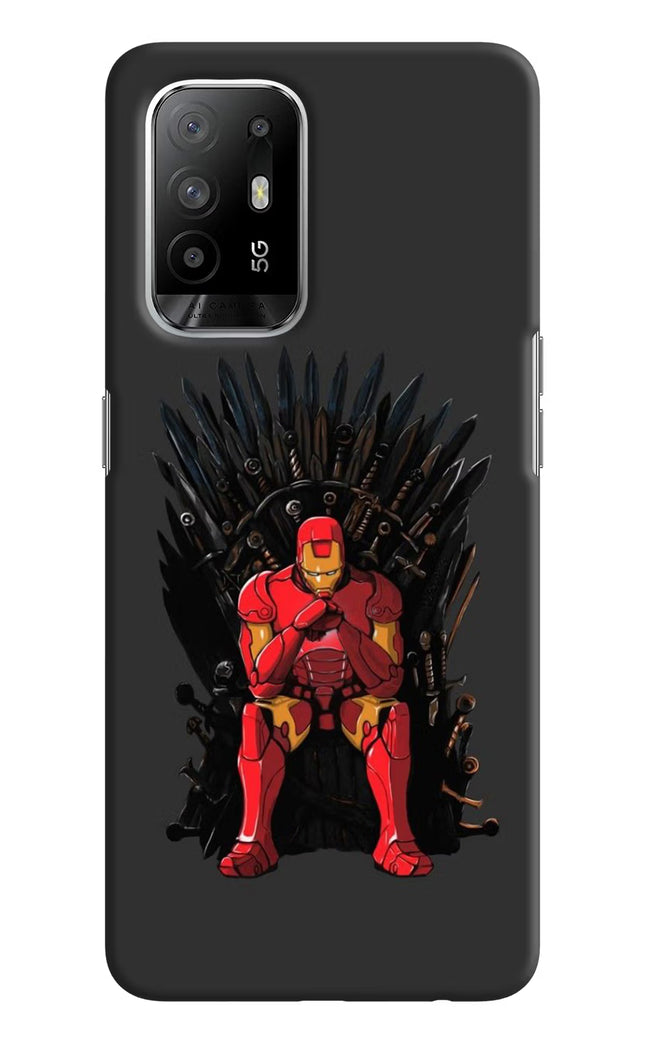 Ironman Throne Oppo F19 Pro+ Hard Case Back Cover by Casekaro