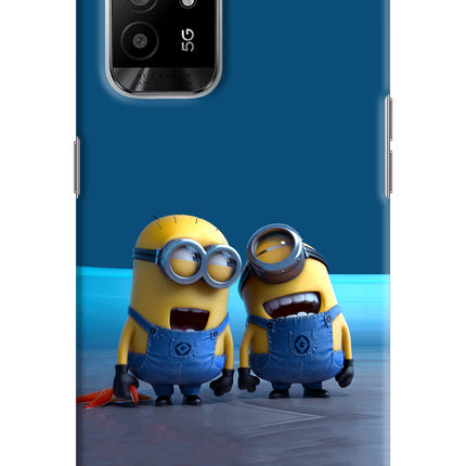 Minion Laughing Oppo F19 Pro+ Hard Case Back Cover by Casekaro