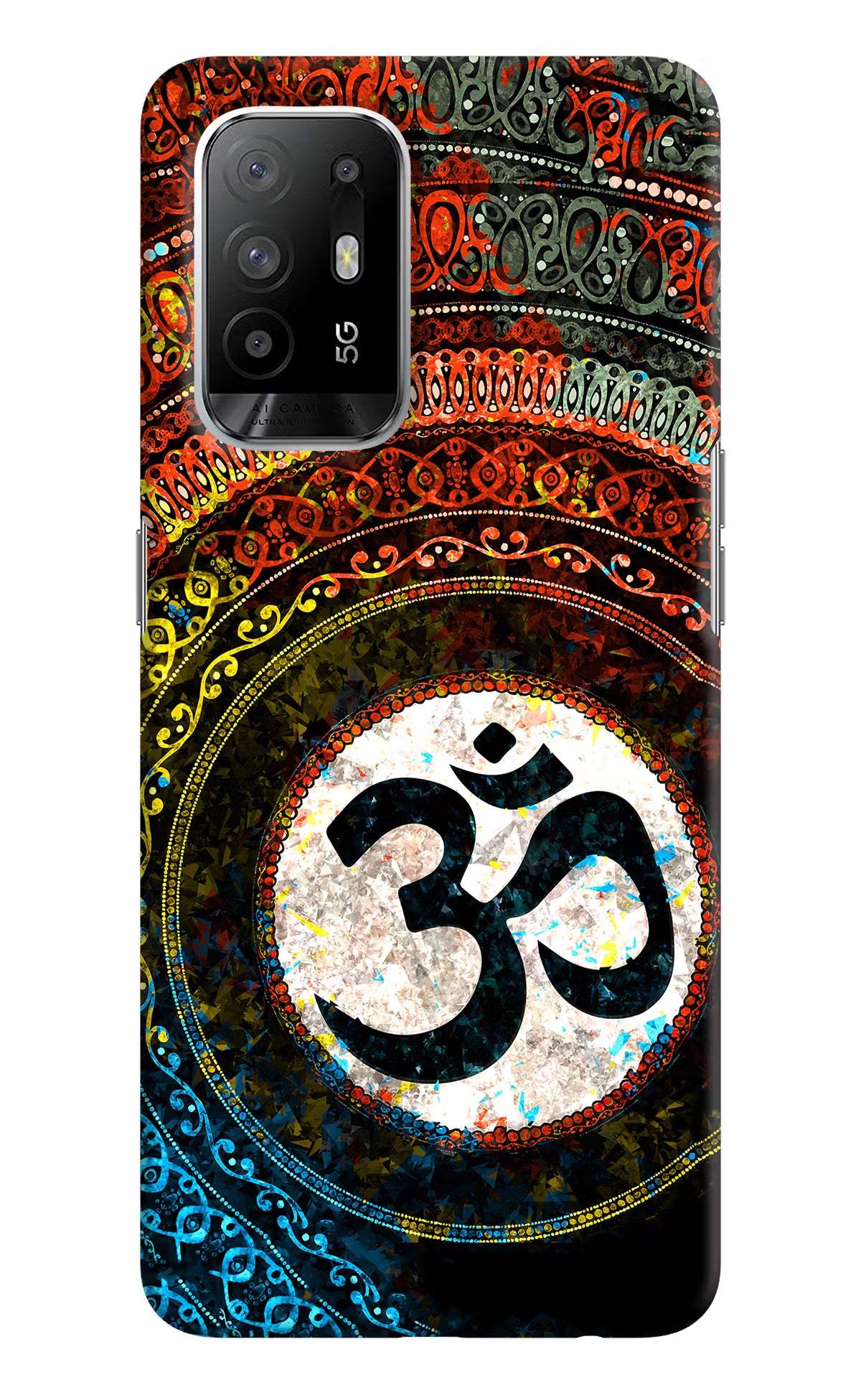 Om Cultural Oppo F19 Pro+ Hard Case Back Cover by Casekaro