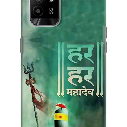 Har Har Mahadev Shivling Oppo F19 Pro+ Hard Case Back Cover by Casekaro
