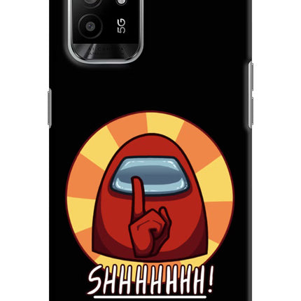 Among Us Shhh! Oppo F19 Pro+ Hard Case Back Cover by Casekaro