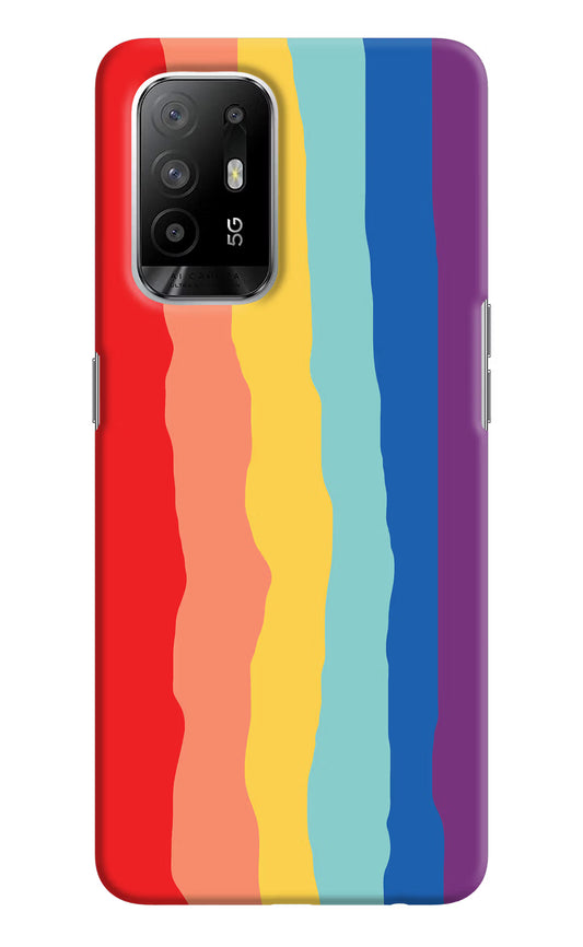 Rainbow Oppo F19 Pro+ Hard Case Back Cover by Casekaro