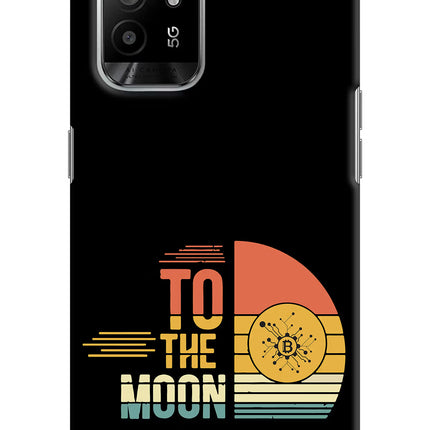 To the Moon Oppo F19 Pro+ Hard Case Back Cover by Casekaro