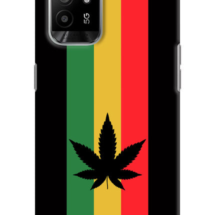 Weed Flag Oppo F19 Pro+ Hard Case Back Cover by Casekaro