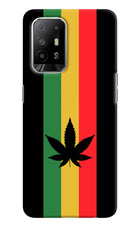 Weed Flag Oppo F19 Pro+ Hard Case Back Cover by Casekaro