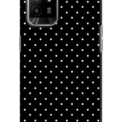 White Dots Oppo F19 Pro+ Hard Case Back Cover by Casekaro