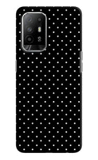 White Dots Oppo F19 Pro+ Hard Case Back Cover by Casekaro