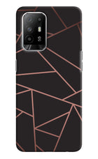 Geometric Pattern Oppo F19 Pro+ Hard Case Back Cover by Casekaro