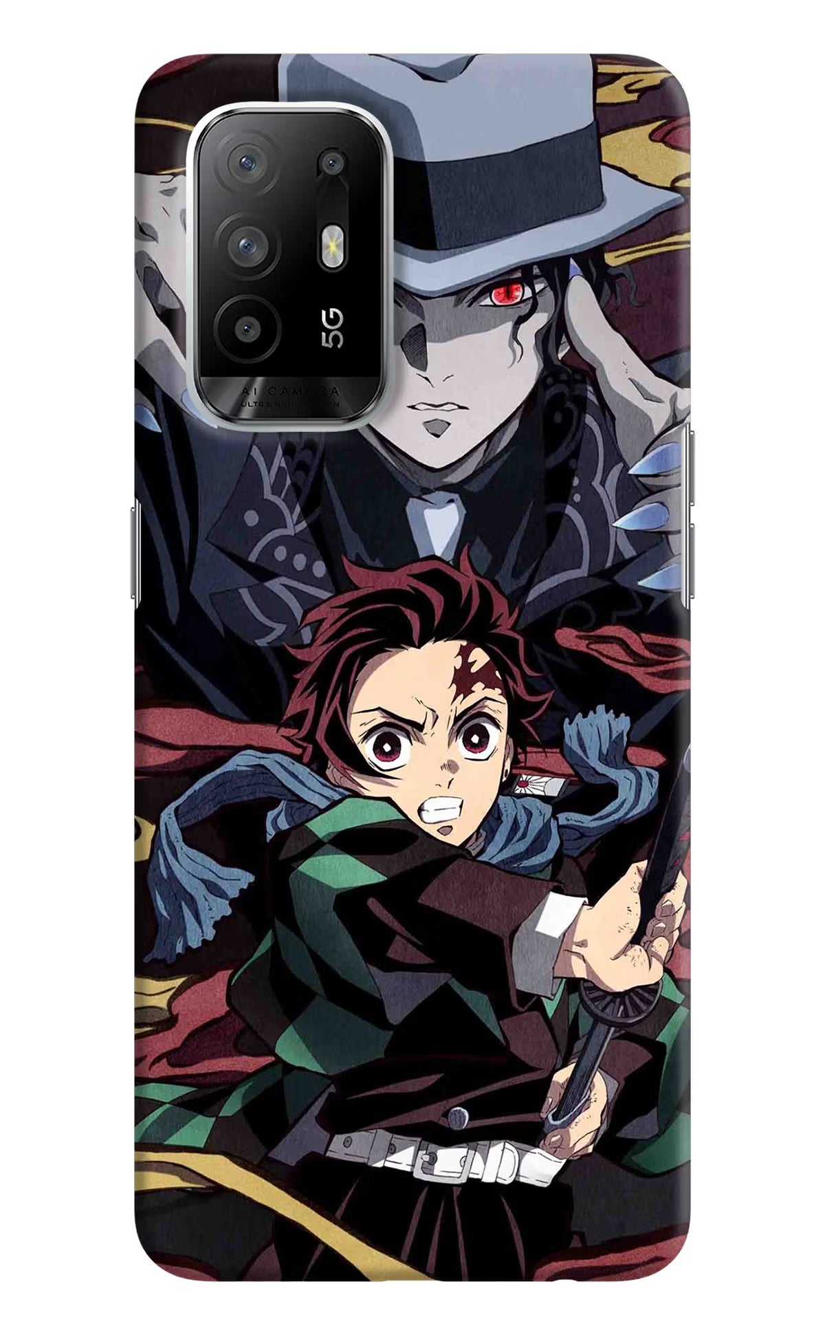 Demon Slayer Oppo F19 Pro+ Hard Case Back Cover by Casekaro