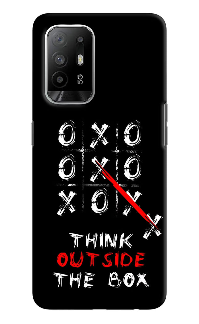 Think out of the BOX Oppo F19 Pro+ Hard Case Back Cover by Casekaro
