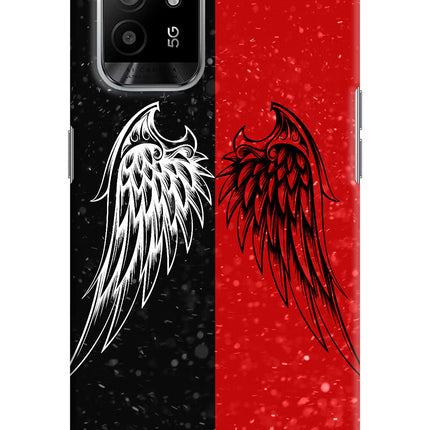 Wings Oppo F19 Pro+ Hard Case Back Cover by Casekaro