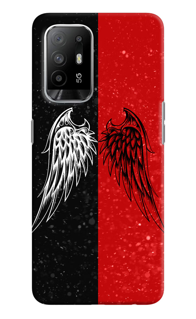 Wings Oppo F19 Pro+ Hard Case Back Cover by Casekaro