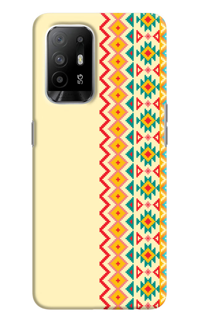 Ethnic Seamless Oppo F19 Pro+ Hard Case Back Cover by Casekaro