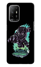 Black Panther Oppo F19 Pro+ Hard Case Back Cover by Casekaro