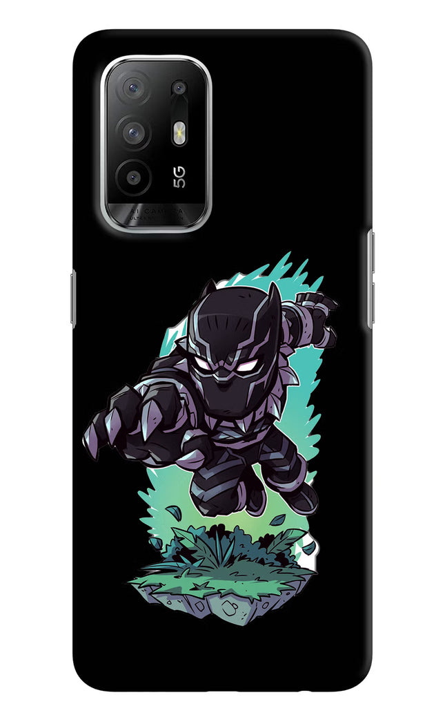 Black Panther Oppo F19 Pro+ Hard Case Back Cover by Casekaro