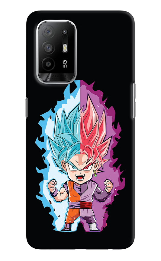 Chota Goku Oppo F19 Pro+ Hard Case Back Cover by Casekaro