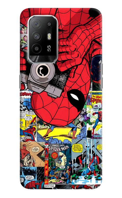 Spider Man Oppo F19 Pro+ Back Cover