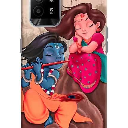 Radhe Krishna Oppo F19 Pro+ Hard Case Back Cover by Casekaro