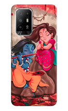 Radhe Krishna Oppo F19 Pro+ Hard Case Back Cover by Casekaro