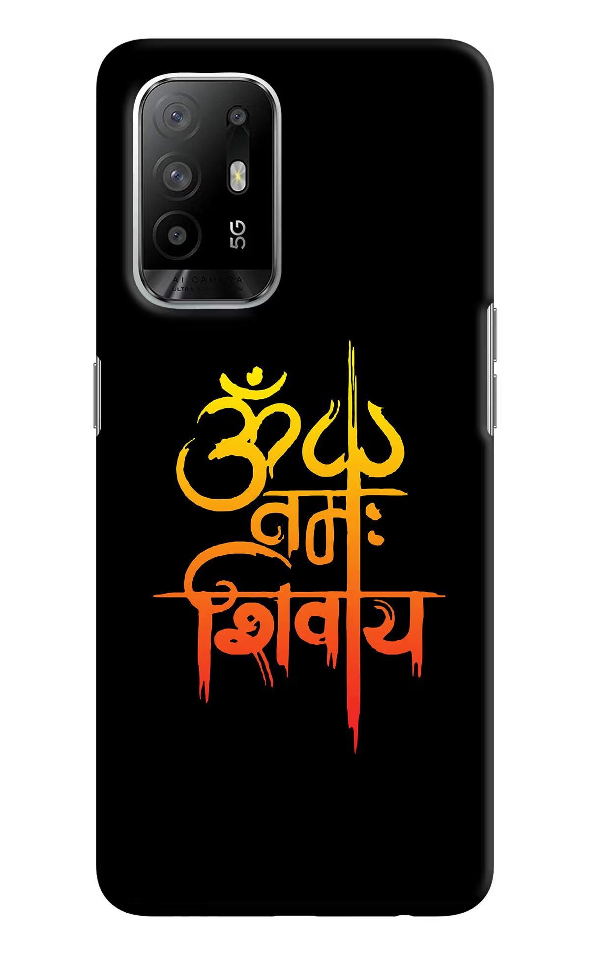 Om Namah Shivay Oppo F19 Pro+ Hard Case Back Cover by Casekaro