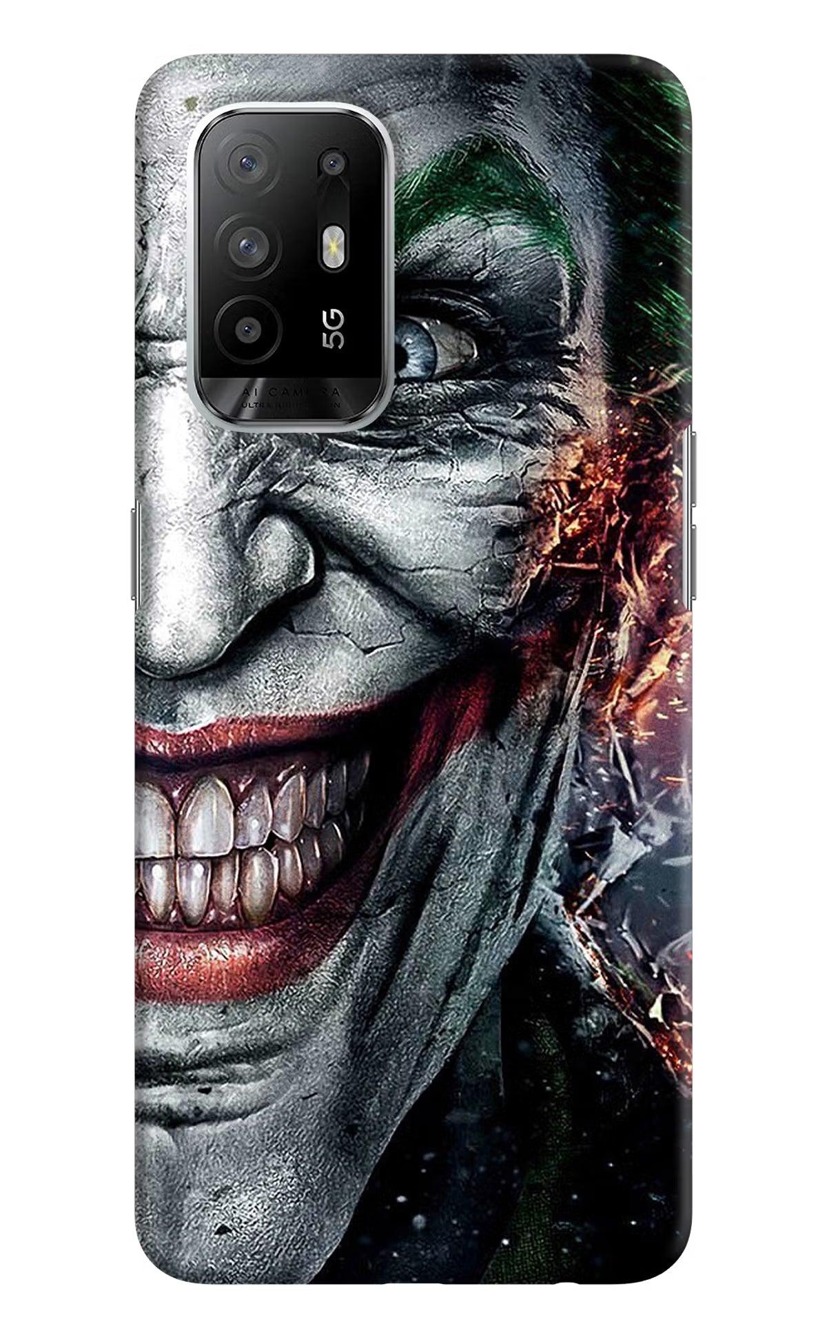 Joker Cam Oppo F19 Pro+ Hard Case Back Cover by Casekaro